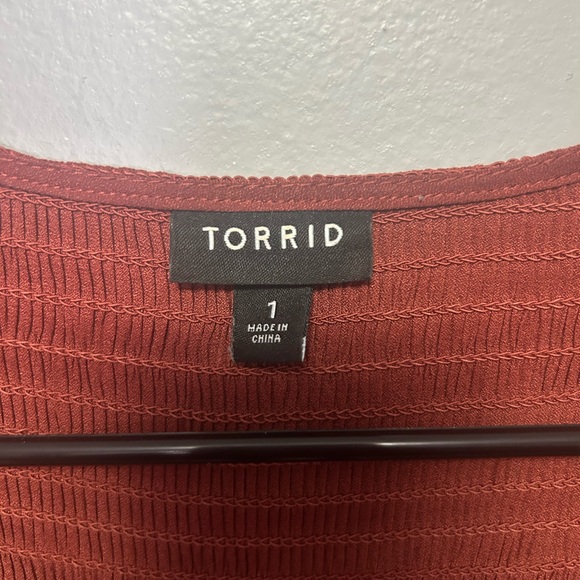 Torrid - Rust Colour Blouse - Picture 5 of 5